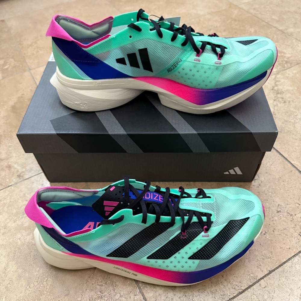 Adidas Adizero Adios Pro 3 Pulse Mint New Men’s 9.5/Women’s 10.5